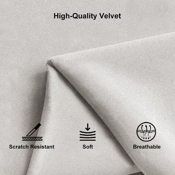 Özelleştirilebilir Boyut Modern Tasarım Tarzı Kadife Kanepe Set 3