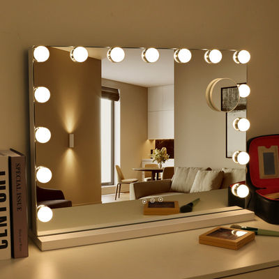 Hafifletilebilir akıllı müzik ve Hollywood Vanity Lights ile kişisel güzellik makyaj aynası