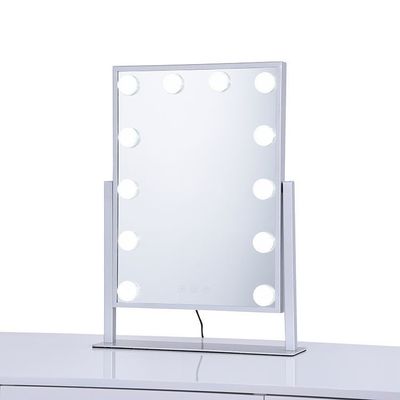 OEM dayanıklı soyunma odası LED ışıkları ile aydınlatılmış kozmetik güzellik boşluk aynası