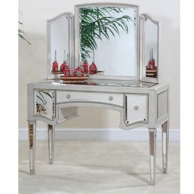 CE Sertifikalı Kızlar Makyaj Vanity Desk Dolaşım Masa Mobilyaları Otel için