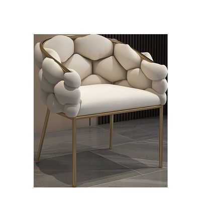 Metal Artist Sofa Sandalye Altın Makyaj Mavi Gri Kadife