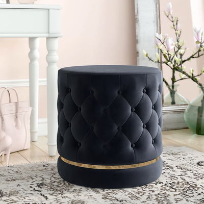 Plastik Ahşap Yuvarlak Osmanlı Taş Koltuk Sandalye Pouf