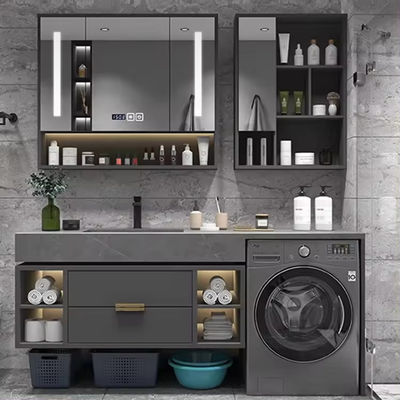 Modern 48 Inch Banyo Vanity Lavabo Dolabı Kombinasyonu