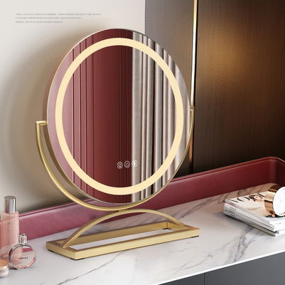 LED lambalar 10x büyütme yuvarlak boşluk aynası hafifletici ışık kişiselleştirilmiş