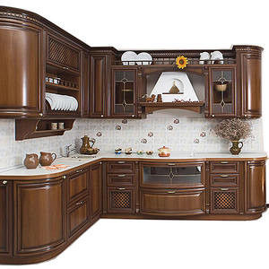Modüler Plywood Alder Mutfak Dolapları Pantry Set Özel