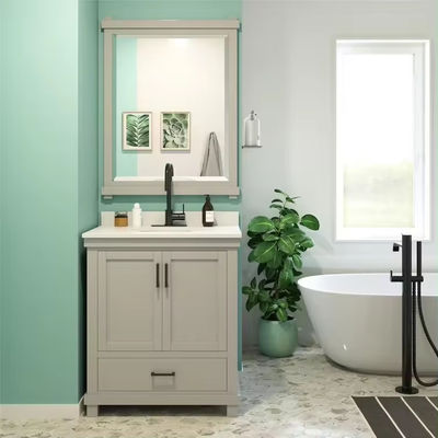 Duvara monte banyo boşluk birimleri Lavabolar ve dolaplar MDF kontrplak