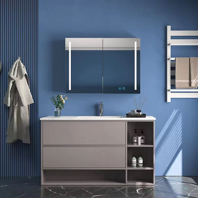 Aynalı Banyo Lavaboları ve Dolapları Vanity Dolabı reçine havuzu