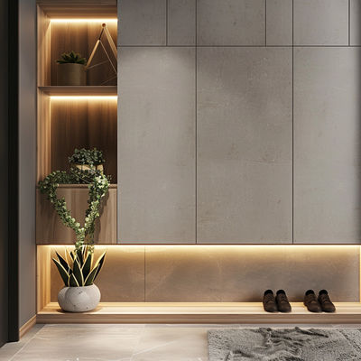 Katı ahşap ayarlanabilir gardırop dolabı / gardırop dolabı özelleştirilmiş renk Modern tasarım tarzı