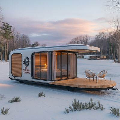 Tamamen Montajlı Prefab Evler Özel Küçük Prefab Ev Gardiyan Odası için Prefab Ev Kiti