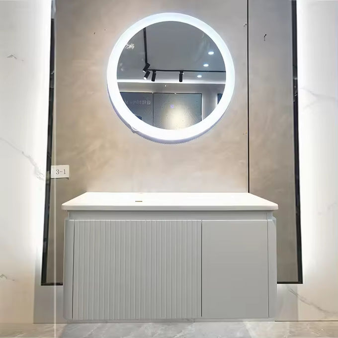 LED Yansıtıcı Banyo Dolabı Tuvalet Vanity Dolabı Tuvalet Lavabo 1