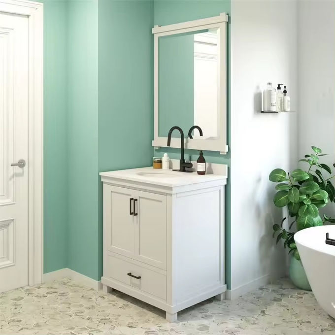Duvara monte banyo boşluk birimleri Lavabolar ve dolaplar MDF kontrplak 0